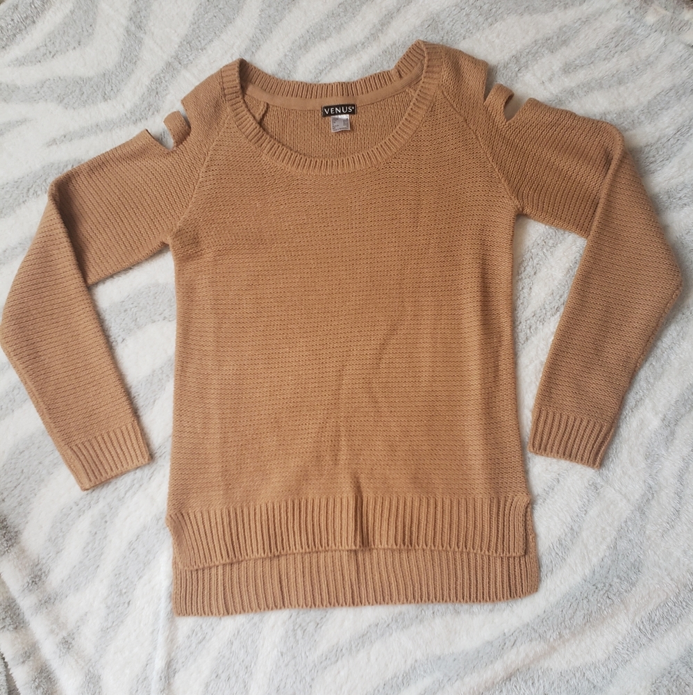 VENUS Cut Out Sleeve Sweater Size M